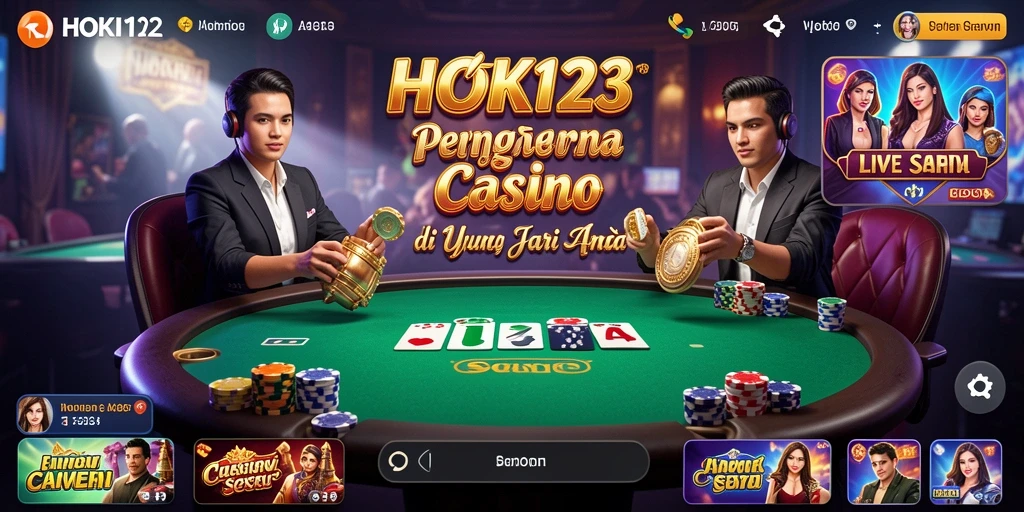 Gameplay HOKI123 yang seru dan mendebarkan di Live Casino.