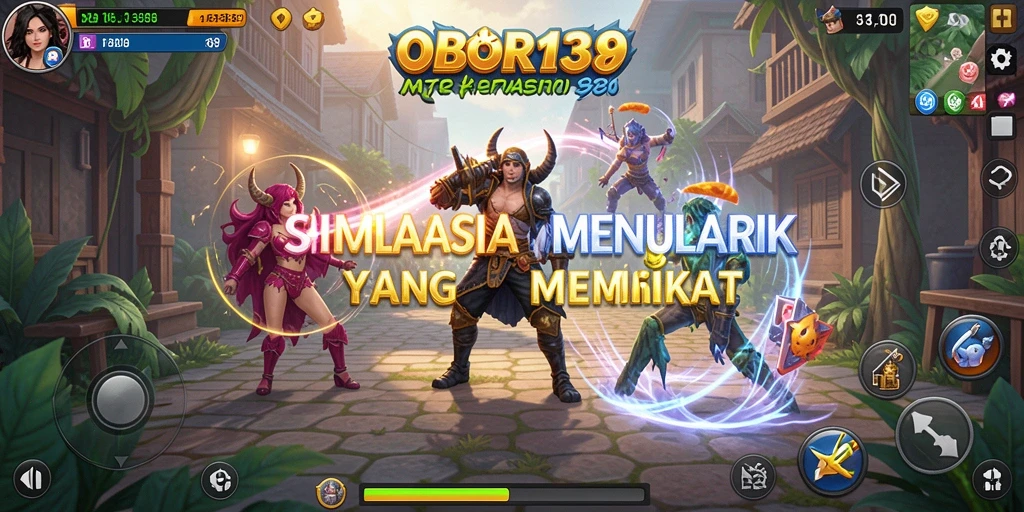 Screenshot gameplay OBOR138 yang menampilkan aktivitas simulasi yang seru.