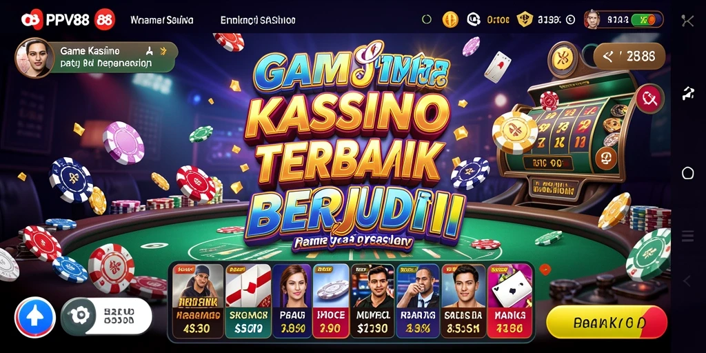Tangkapan layar gameplay PPV88 menunjukkan suasana kasino yang hidup dan interaktif.