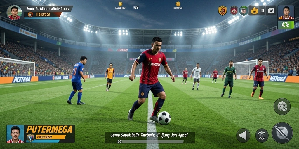 Gameplay aksi yang mendebarkan dalam PUTERMEGA.