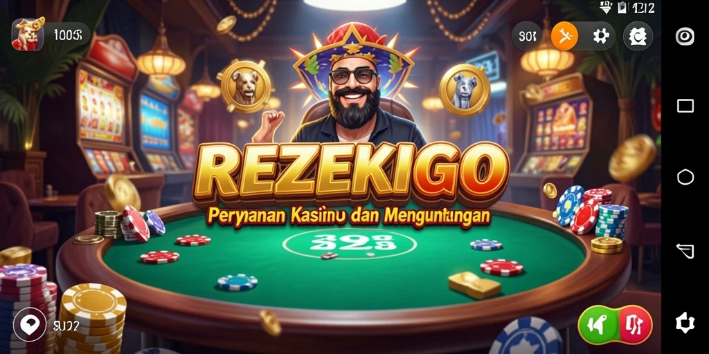 Tampilan menarik dari gameplay Kasino di REZEKIGO.