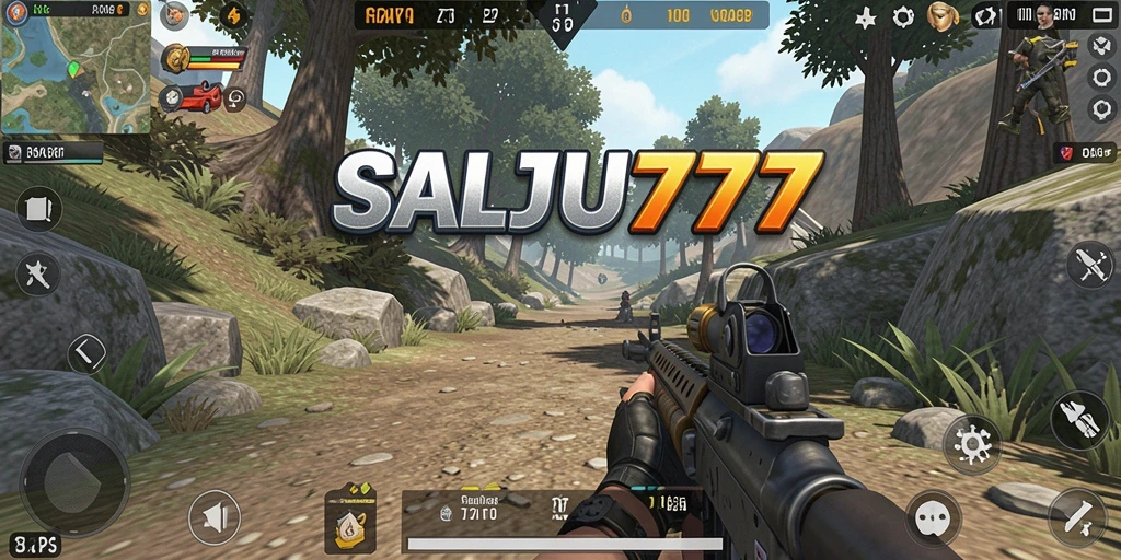 Screenshot gameplay SALJU777 yang menunjukkan aksi menegangkan.
