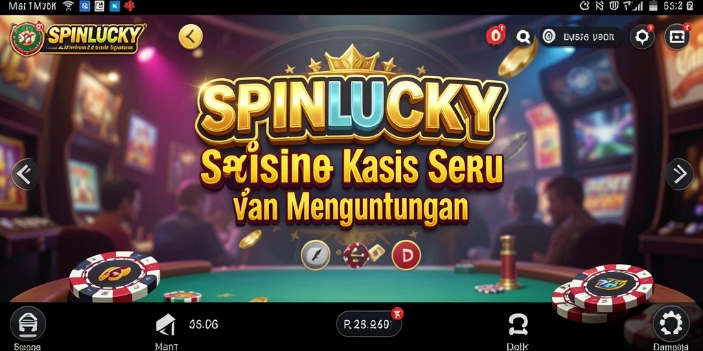 Tampilan menarik dari gameplay SPINLUCKY yang menegangkan.