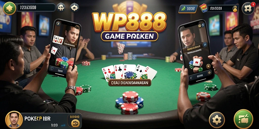 Gambaran gameplay menarik dari permainan Poker di WP888.